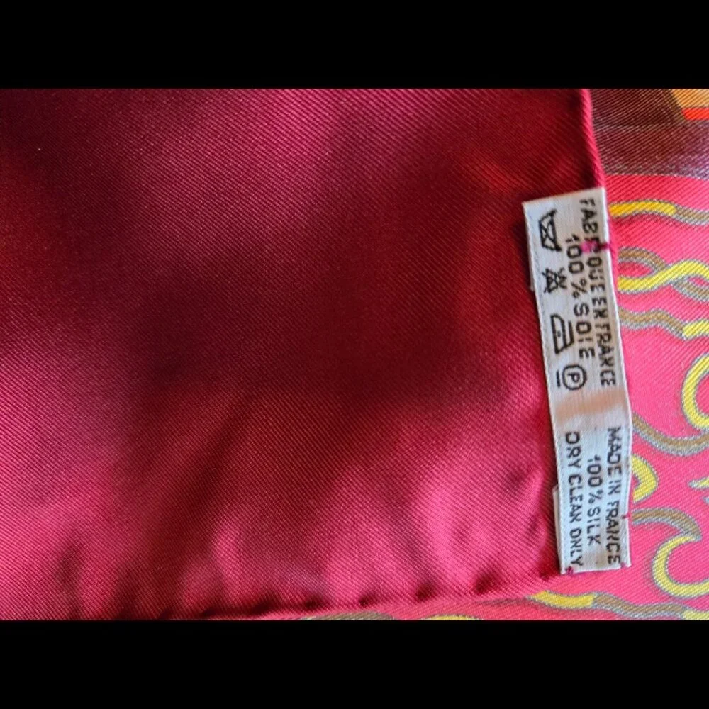 EUC Authentuc Hermes Silk Scarf with Box (Giftable)